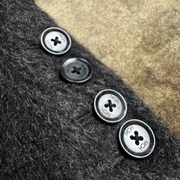 Maria Cher cropped wool alpaca blazer double breasted structured shoulder XS - Picture 5 of 7